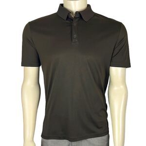 NWT Alexander Wang S/S Polo in Solid Brown 100% Cotton Size Small